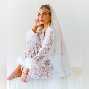 BONVIVIAN Lace Bridal PJs